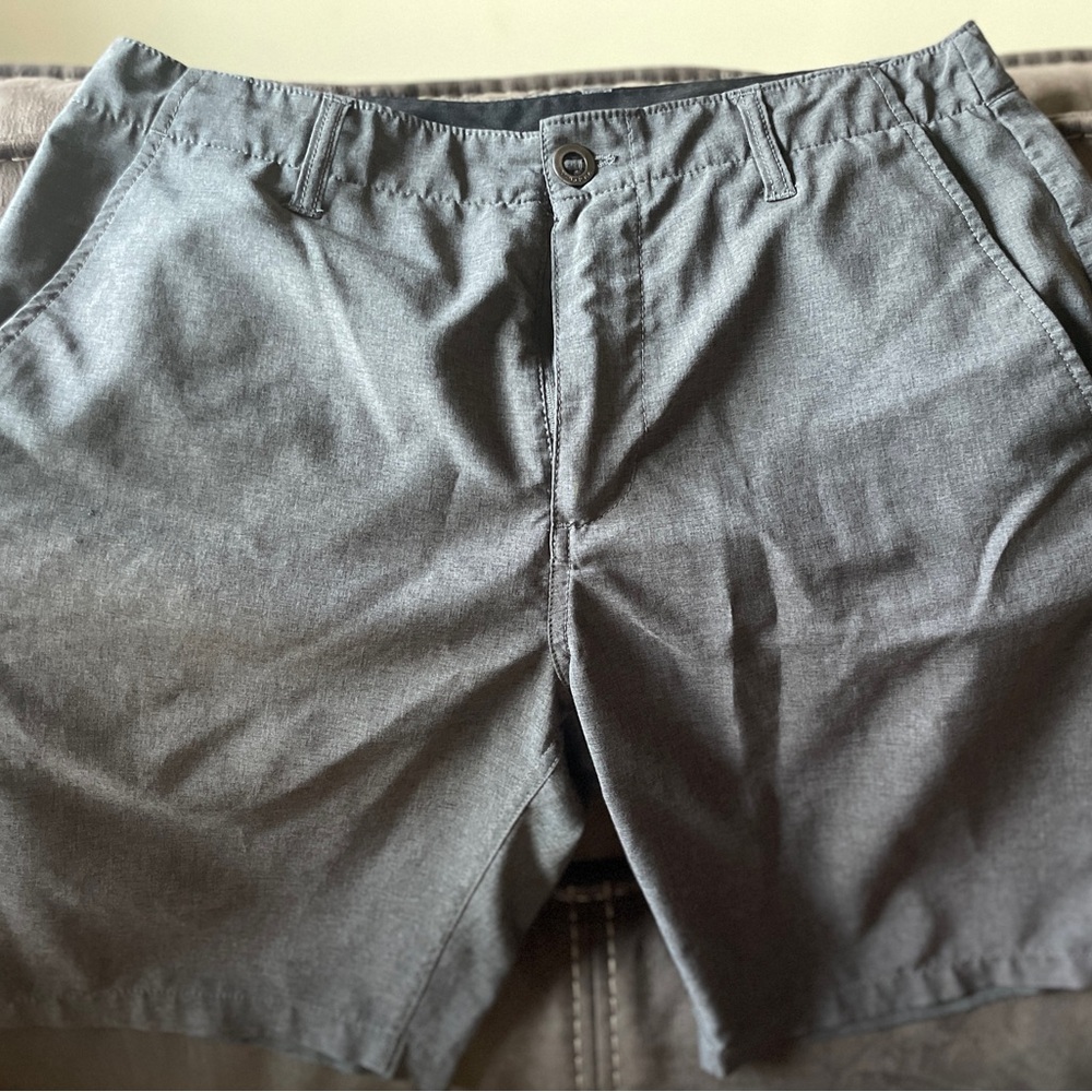 Volcom Men's Charcoal Flat Front Shorts